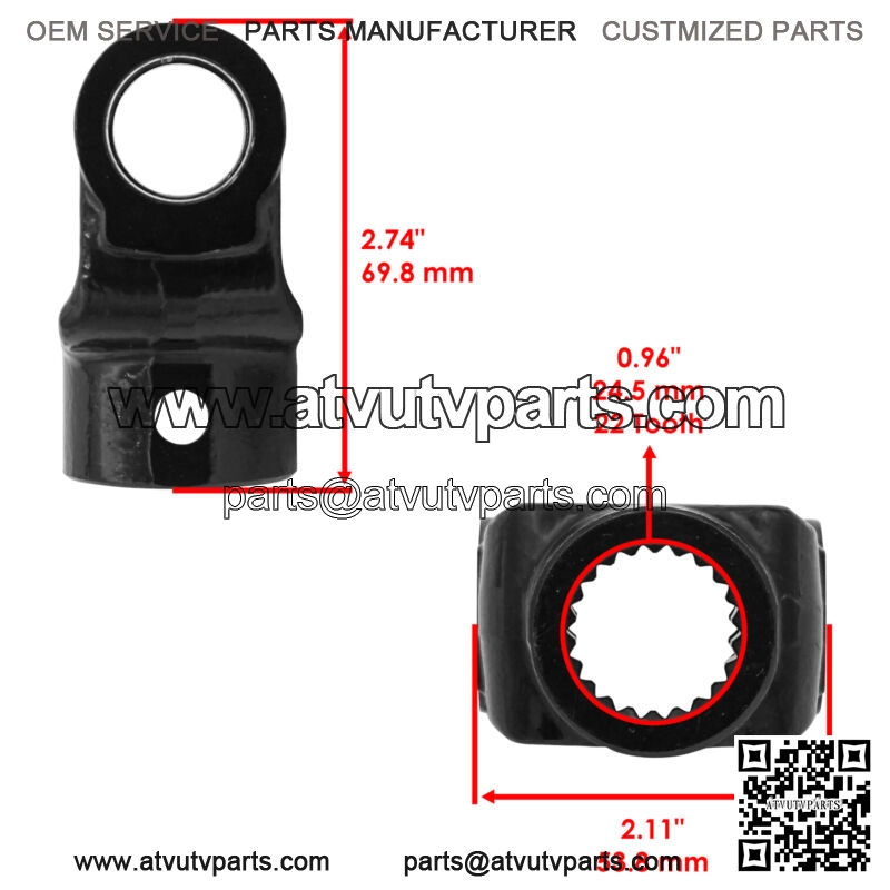 Front Propeller Drive Shaft Yoke For Polaris Scrambler 850 1000 2013-2017 - Image 2