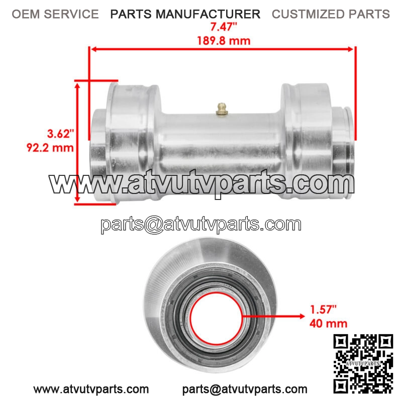 Rear Axle Bearing Carrier Hub for Canam DS450 2008-2009 705500644 - Image 2