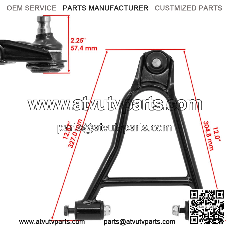 Front Suspension Lower Left A-Arm for Yamaha Big Bear 350 YFM350FW 4WD 1987-97 - Image 2
