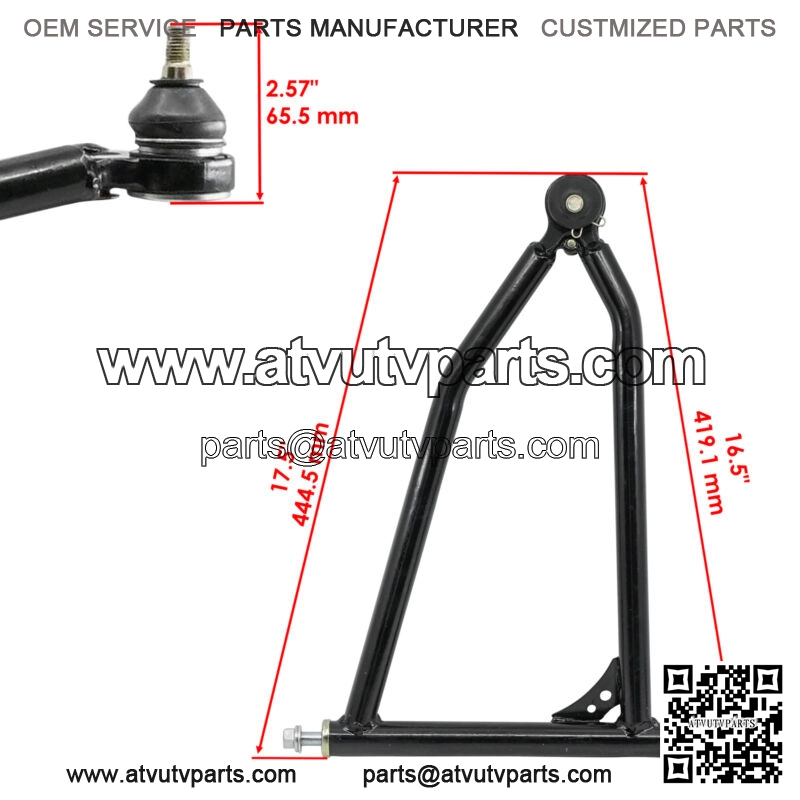 Front Upper Left And Right A-Arm for Yamaha YFZ450R YFZ450 R 2009 2010-2013 - Image 2