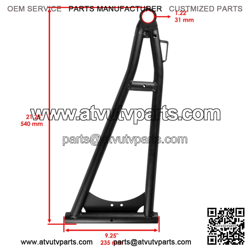 Front Left Right Lower A-arm Control Arm For Polaris RZR S 800 Sport 2010 - 2014 - Image 2