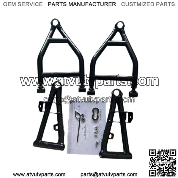 High Clearance 1.5" Forward Offset Front Upper and Lower A Arms for Kawasaki Teryx