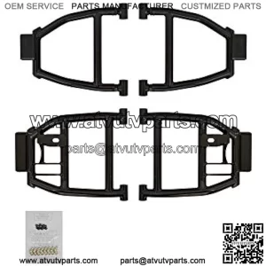 High Clearance Rear A Arms/Control Arm for Polaris Ranger Full Size XP 900 / Crew (2013-2019) - Black