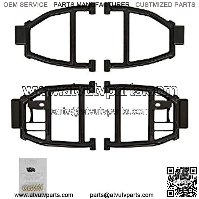 High Clearance Rear A Arms/Control Arm for Polaris Ranger Full Size XP 900 / Crew (2013-2019) - Black