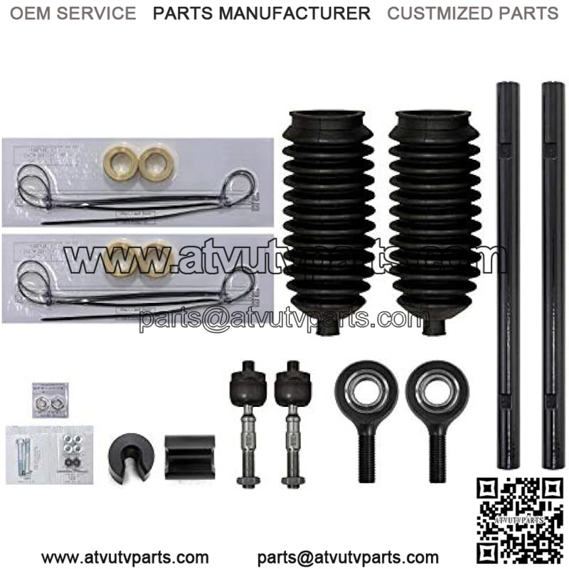 High Clearance 2" Forward Offset A-Arms/Control Arm for Polaris Ranger XP 900 (2013-2019) - Stronger Than OEM! - Black - Image 2