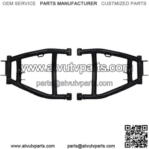 High Clearance 1.5" Rear A-Arms for 2014+ Honda Pioneer 700/700-4 | 1" Steel Tubing | Full Camber Adjustability | UV-Resistant Powder Coat | Includes Pre-Installed UHMW Bushings