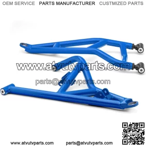 Heavy Duty High Clearance Forward Offset Front A-Arms for Polaris RZR XP 1000 / XP 4 1000 (2014-23) - Voodoo/Velocity Blue - Includes All 4 Arms - Run Up To A 33" Tire!