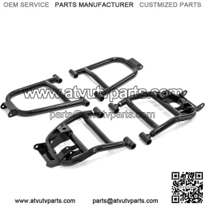 Heavy Duty High Clearance 1.5" Rear Offset A-Arms/Control Arm for Polaris Ranger Full Size XP 1000 (2017-2022) and 1000 Crew (2019-2020) - Black