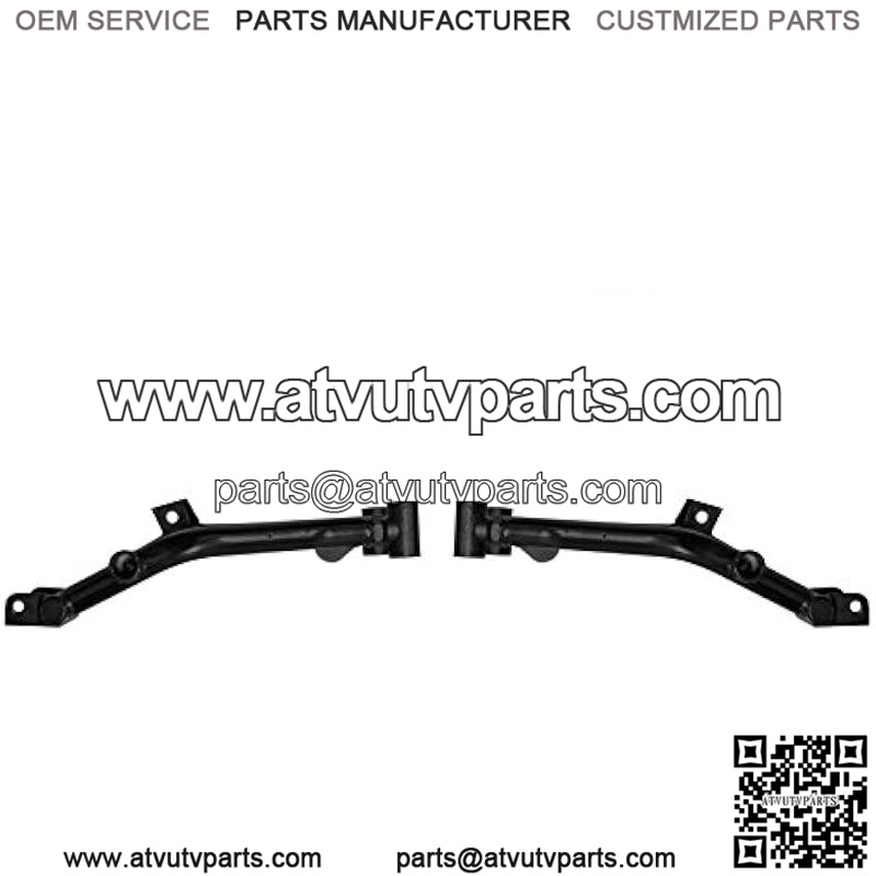 Rear Arched Rear 1.5" Offset A-Arms for Polaris RZR 800 4/800 S (2009-2014) - Black - Image 3