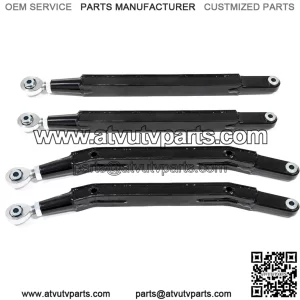 Arched Boxed Radius Rods for 2020+ Polaris RZR PRO XP / 2020+ Polaris RZR PRO XP-4 | Powder-coated Black