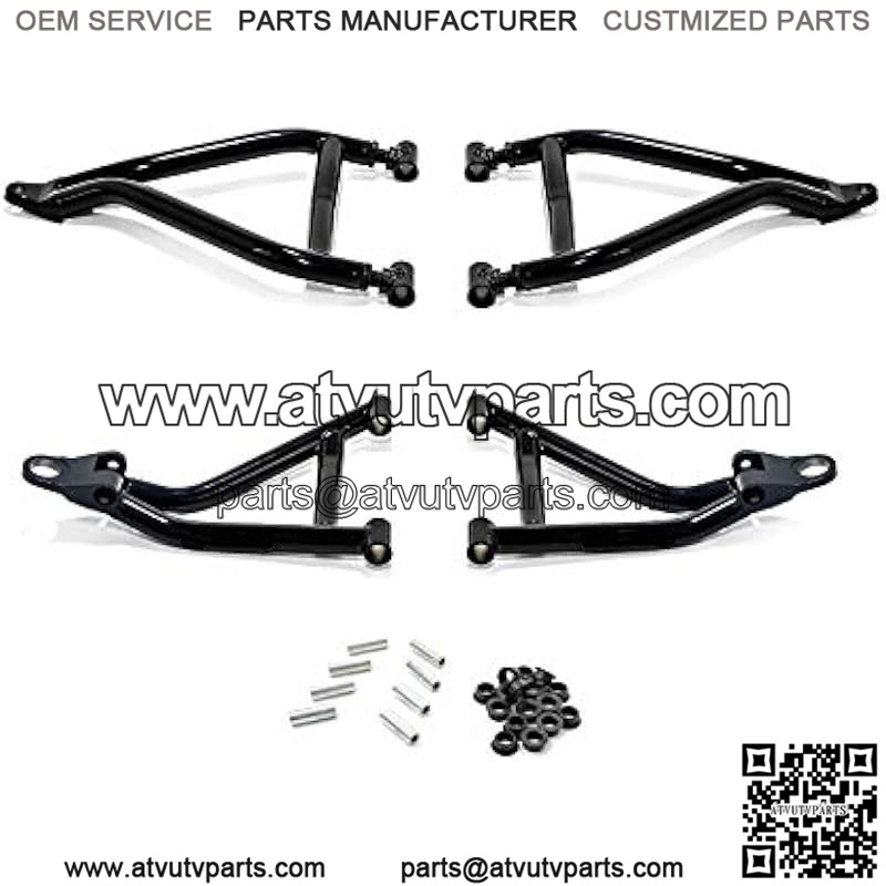 High Clearance 1.5" Forward Offset A-Arms for Yamaha Viking/Viking VI (2014+) - Black