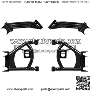 Heavy Duty High Clearance 1.5" Rear Offset A Arms for Can-Am Maverick Trail (2018+) - Black - Fits Up To A 30" Tire!