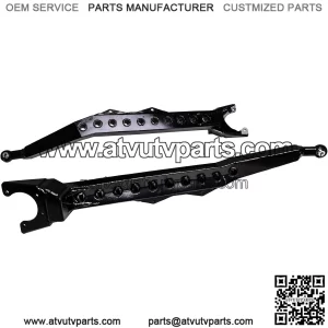 Rear Trailing Arms for 2018+ Polaris RZR XP Turbo S | 2019+ Polaris RZR XP 4 Turbo S | 2019+ Polaris Turbo S Velocity | 2019+ Polaris RZR XP 4 Turbo S Velocity | Clears 40" tires | Black
