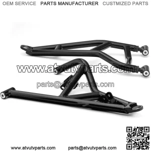 Polaris RZR XP Turbo High Clearance 1.5" Forward Offset A-Arms Black and Voodoo / Velocity Blue / Red