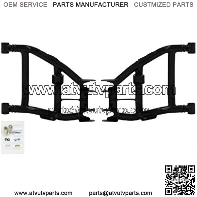 High Clearance Lower Rear A Arms for Can-Am Defender/Max (2016-2019) - Black