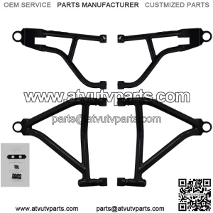 High Clearance 1.5" Offset A-Arms for Gen 2 Can-Am Renegade 1000/500 / 570 / 800R (See Fitment) - Black