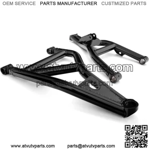Atlas Pro High Clearance 1.5" Forward Offset A-Arms for 2021+ Can-Am Commander XT-P/XMR | Black | Fit 34" Tires | 1.5" Tubing | Adjustable Pivot Block | UV-Resistant Powder Coat