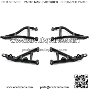 High Clearance 1.5" Forward Offset A-Arms for Yamaha Wolverine X2 (2019) - Black