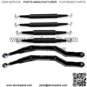 Heavy Duty Boxed Radius Arms for 2020+ Kawasaki Teryx KRX 1000 | High-Strength Power Coated Alloy Steel | 5/8" Adjustable Heim Joints | Strength to Weight Ratio | More Clearance Than Stock!