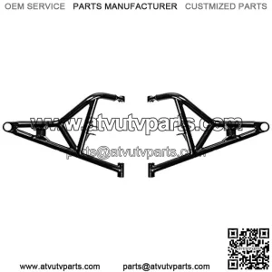 (2) Upper High Clearance A Arms for 2014+ Polaris RZR XP 1000 / XP 4 1000 | Non-Adjustable | Red | Includes Heavy-Duty 4340 Chromoly Steel | 1.25 Tubing 25% larger Than Stock