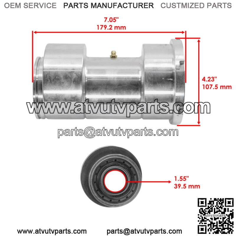 Rear Axle Bearing Carrier Hub for Polaris Predator 500 2003-2007 (For: Polaris) - Image 2