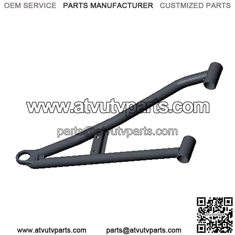 Polaris Ranger Control Arm, Front, Lower, Right Side, Matte Black, Genuine OEM Part 1024248-458, Qty 1