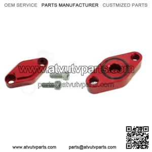 TRX 450R 450ER 400EX  Parking Brake Blockoff Plate  Block off Plate Red