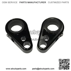 Billet Black Front A-Arm Brake Line Clamps Yamaha YFZ450 YFZ450R YFZ450X YFZ 450