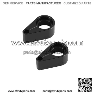 1Pair A-Arm Brake Cable Line Clamps 1" & 0.75" For Yamaha YFZ450R YFZ450X YFZ450