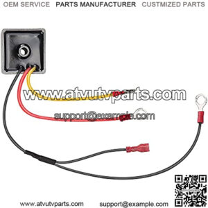Voltage Regulator Rectifier for Club Car DS & Carryall 1992-up Gas Golf Cart, Replace OEM: 1015777 102711201 102710101
