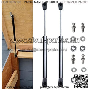 2 Pcs Gas Struts 17 Inch 35 lbs Prop Shock Lift Springs Rod Struts Truck Cap Camper Shell Tonneau Cover Window Lift Support Truck Pickup TrapDoor Truck Toolbox ATV Vehicle C16-02648 C1602648