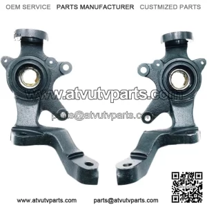 Front Right/Left Steering Knuckle Assy70MM Hisun Massimo 700 UTV Quad GO Kart HS Code 52710-115N00-0000/52720-115N00-0000 (Color : Left and Right) Electrophoretic black paint