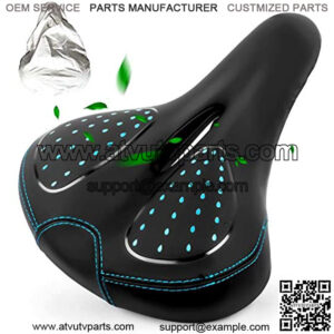 Bike Seat-able Memory Foam Silicone Waterproof Bicycle Seat - Dual Shock Absorbing-Bike Saddle Replacement for Mountain Bikes, Road Bikes-Universal Fit for Indoor/Outdoor Bikes ??