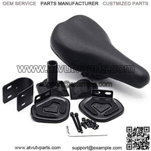 Set of Children Saddle Seat Foot Pedals, Bicycle Saddle Designed Suspension Shock Absorbing for F Wheel DYU Electric Bike Foot