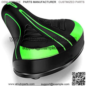 able Bike Seat Universal Wide Bicycle Seat Soft Thickened Pad Memory Foam Waterproof Bicycle Saddle Dual Shock Absorbing Bike Saddle for Men and Women