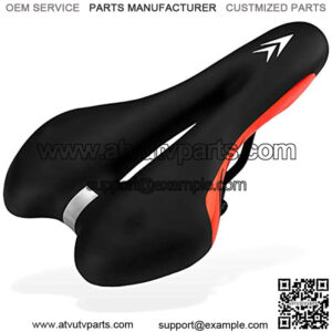 Bike Seat able Mountain Bicycle Saddle Waterproof Shock Absorbing Breathable Gel Cushion with Central Relief Zone and Ergonomics Design for Mountain Bikes