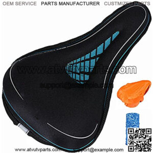 able Bike Seat Cover for Women Men, Soft and Breathable Memory Foam Bicycle Saddle Cover Suitable for Mountain Bike Seat and Exercise Bike Cushion or Spin Bike Accessories Indoor Cycling Bike