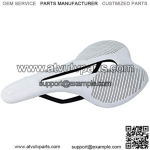 Road Bike Saddle Bicycle Seat Ergonomics Breathable Hollow Design Suspension Gel Professional Bicycle Seat Double Shock Absorption Bow Steel for MTB Road Bike