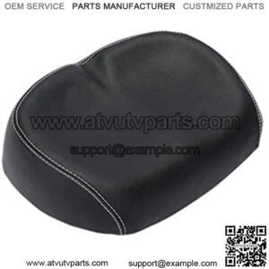 Bicycle Saddle Wear Resistant sy Install Sports Cycling Cushion Shock Absorb Double Layer able Wide Large Ergonomic Outdoor Replacement Seat Elastic(Black)