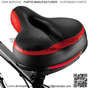 Most table Bicycle Seat, Bike Seat Replacement with Dual Shock Absorbing Ball Wide Bike Seat Memory Foam Bicycle Gel Seat with Mounting Wrench