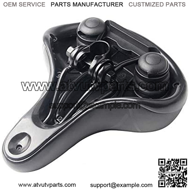 Bike Seat, Memory Foam Bicycle Saddle with Rain Cover, Shock Absorbing Rubber Balls for Men Women Mountain Road Bikes Seat Replacement - Image 2