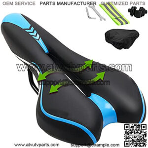 Mountain Bike Seat,Waterproof Bicycle Saddle for Men Women, t Replacement Soft Padded with Shock Absorbing Waterproof for MTB Mountain Bike