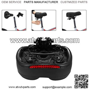 able Bike Seat Bicycle Saddle Thickening of The Memory Foam Waterproof Replacement Leather Bike Saddle on Your Mountain Bike for Women and Men with Big Bottoms