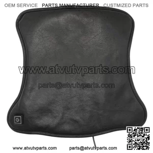 Motorcycle Power Heated Cushion Seat Cover 3-Speed Adjustable Accessories Black (For: More than one vehicle)