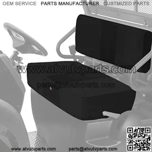 KEMIMOTO UTV Bench Seat Cover Compatible with Kawasaki Mule 600 610 Black UTV Seat Cover