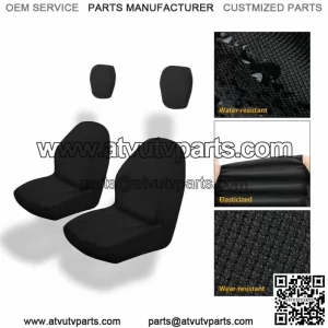 UTV Bucket Seat Cover For Yamaha Rhino 450/660/700 4X4 2004-2013