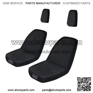 Black UTV Bucket Seat Covers For Yamaha Rhino 450 Rhino 660 Rhino 700 2004-2013 (Fits: Yamaha Rhino 660)