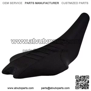 Yamaha YFZ 450R Seat Cover 2009 - 2020   BLACK / BLACK / BLACK RIBBED QUAD #201