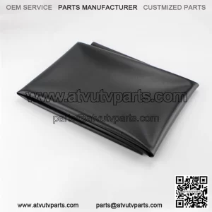 Black PU Leather Motorcycle Scooter Seat Cover Cushion Protector Replace Part (For: Kawasaki Mule 2520)