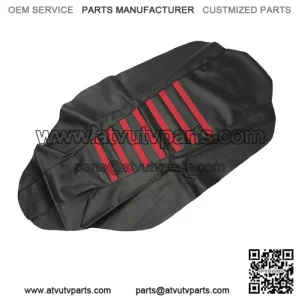 For Yamaha Raptor 700 YFM700 2006-2021 Non Slip Seat Cover ALL Red Black Ribs